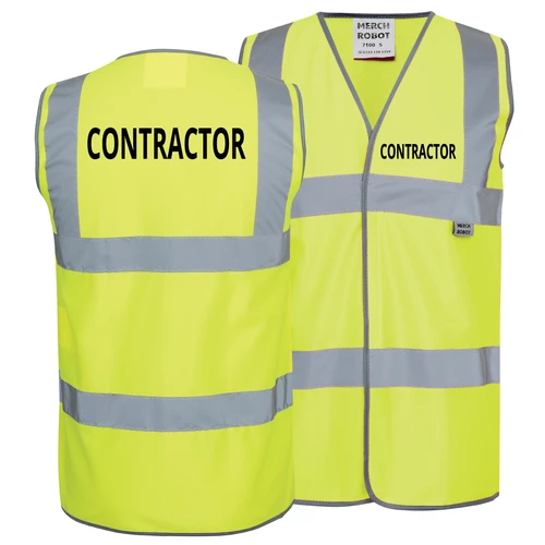 Contractor Printed Safety vest