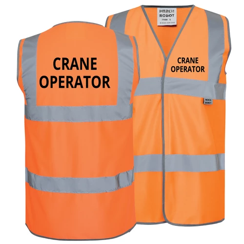 Crane Operator Printed Safety vest