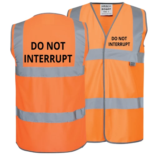 Do Not Interrupt Safety vest