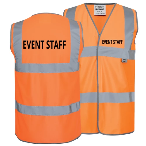 Event Staff Printed Safety vest