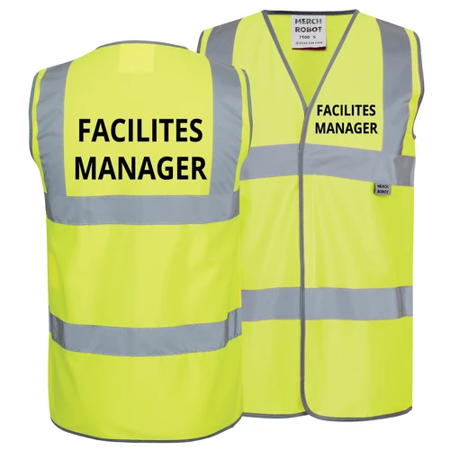 Facilities Manager Safety vest
