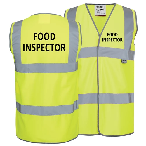 Food Inspector Printed Safety vest