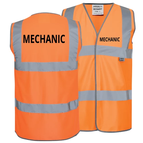 Mechanic Printed Safety vest