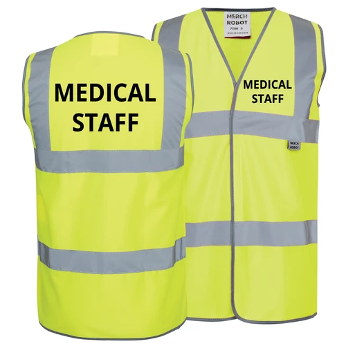 Medical Staff Printed Safety vest