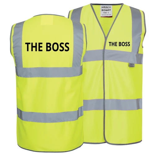 The Boss Printed Safety vest