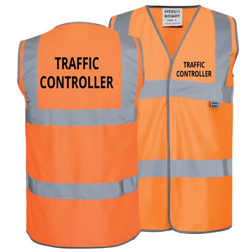 Traffic Controller Printed Safety vest