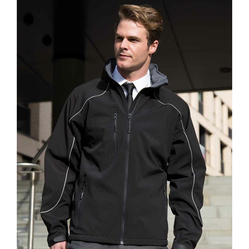 Hooded Soft Shell Jacket Result Work-Guard MODEL 1