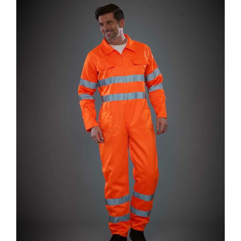 Hi-Vis Poly/Cotton Coverall YOKO MODEL 1