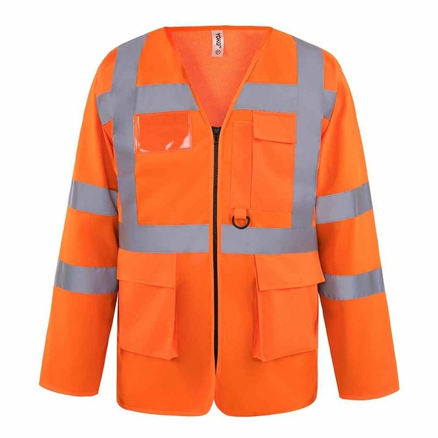 Hi-Vis Executive Long Sleeve Waistcoat