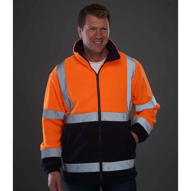 Hi-Vis Heavyweight Fleece Jacket YOKO MODEL 1