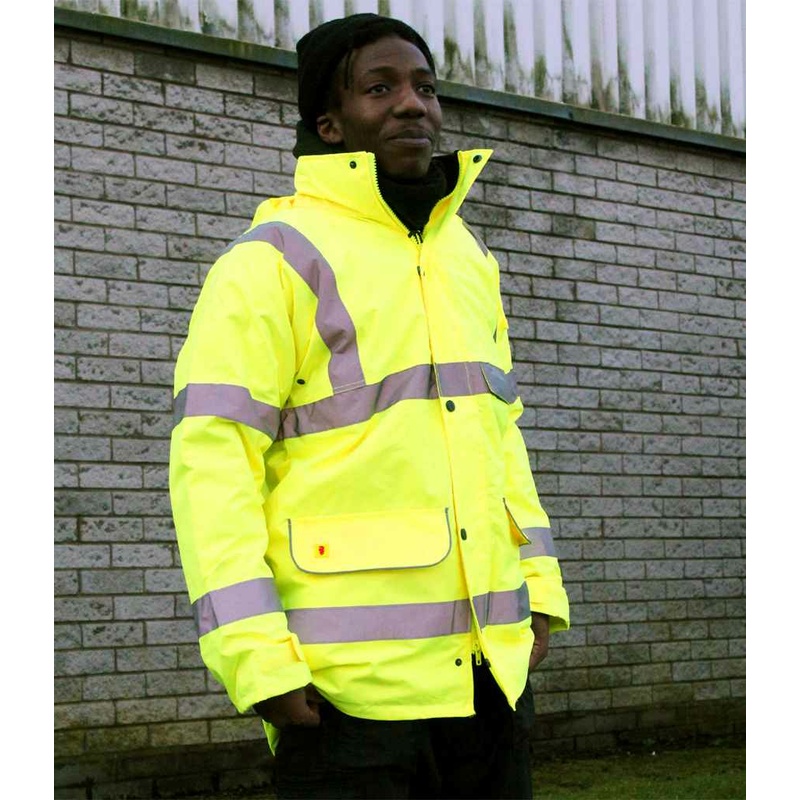 Hi-Vis Traffic Jacket Warrior MODEL 1