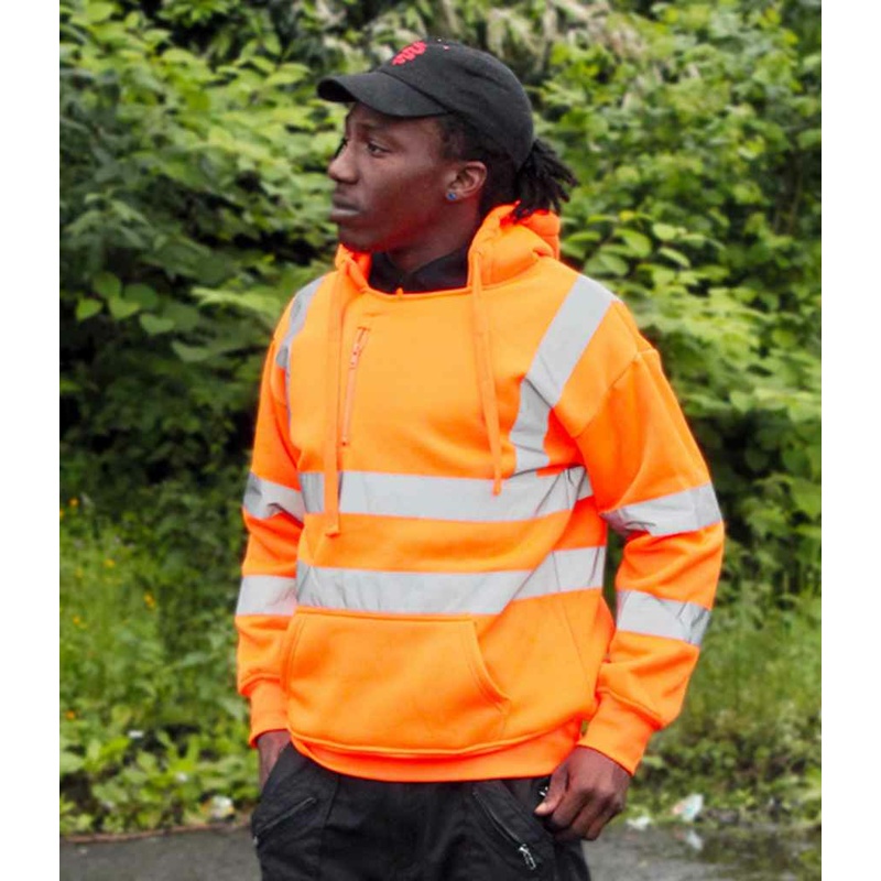 Hi-Vis Pull On Hoodie Warrior MODEL 1