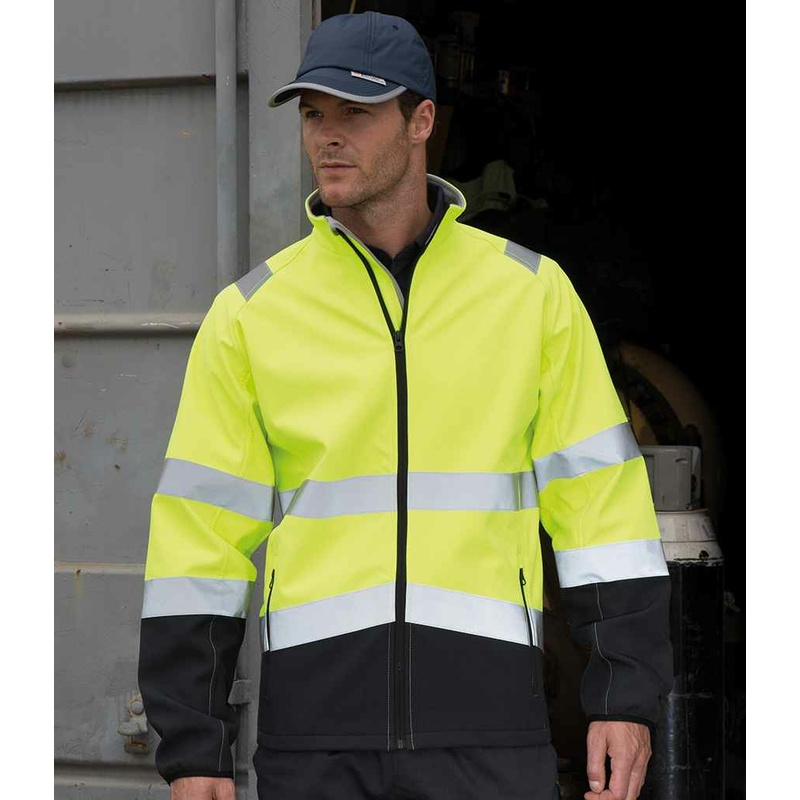 Printable Safety Soft Shell Jacket Result Safe-Guard MODEL 1