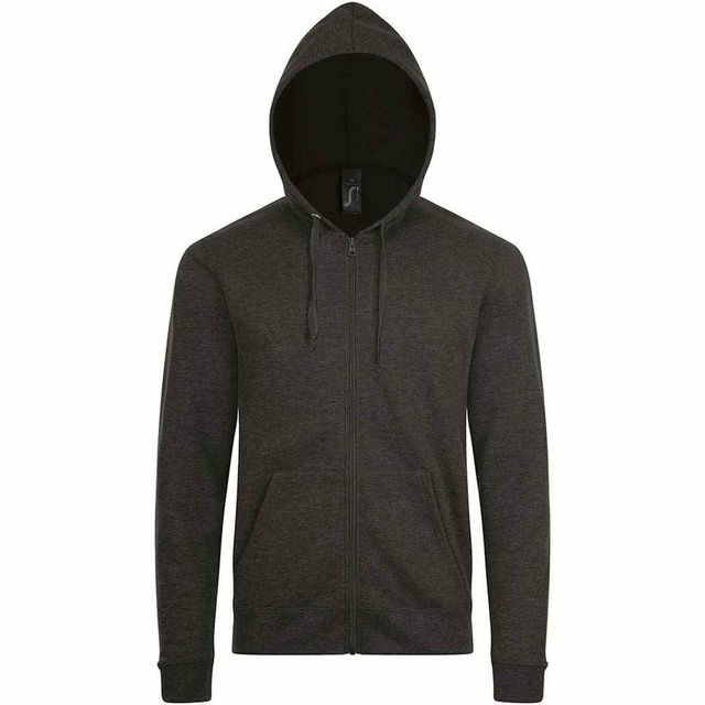 Stone Zip Hooded Sweatshirt