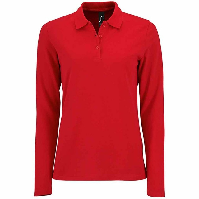 Ladies Perfect Long Sleeve Piqué Polo