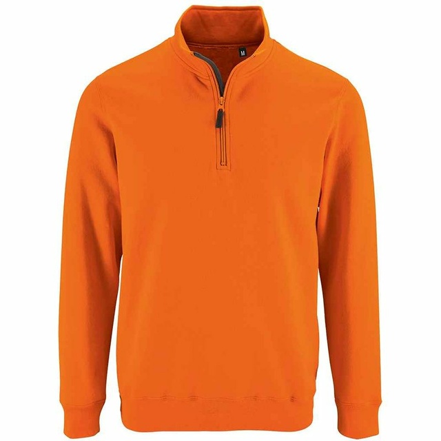Stan Contrast Zip Neck Sweatshirt