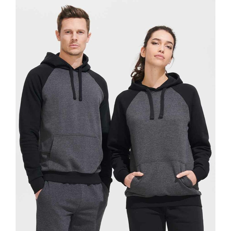Seattle Contrast Raglan Hoodie SOL'S MODEL 1