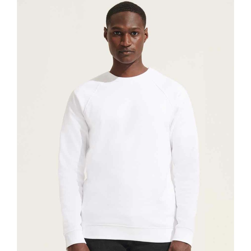 Unisex Space Organic Raglan Sweatshirt SOL'S MODEL 1