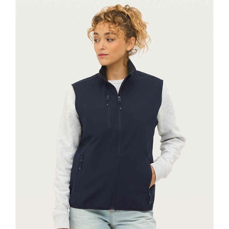 Ladies Falcon Recycled Soft Shell Bodywarmer SOL'S MODEL 1