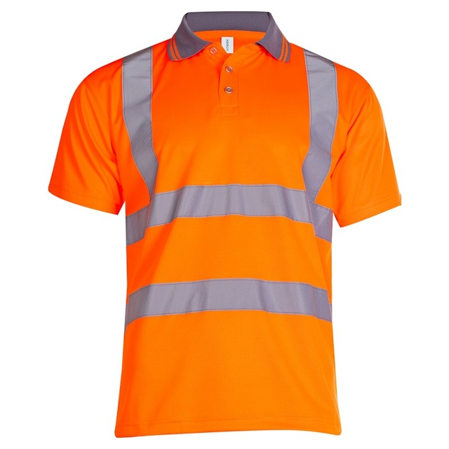 Hi Vis Short Sleeve Polo Shirt