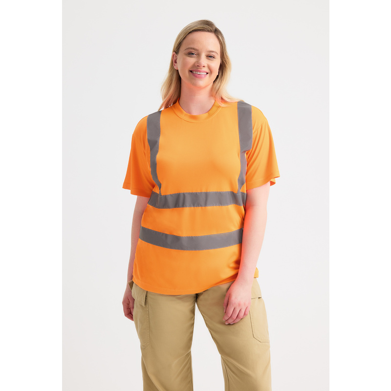 Hi Vis Short Sleeve T-Shirt Uneek MODEL 1